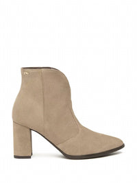 Nerogiardini - Women's Velour High Heel Ankle Bootie
