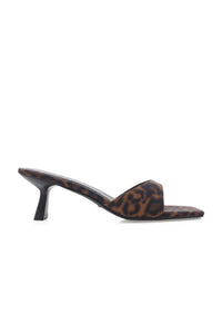 BiLLiNi Women's Meadow Kitten Heel in leopard - women's heels - detail view