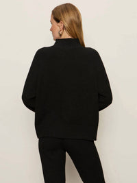 Sanctuary - Apres Intarsia Mock Neck Sweater