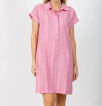 Pure Amici - Ivonne Stripe Linen Dress
