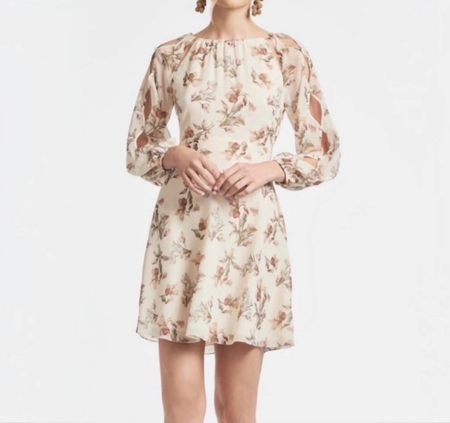 Sachin & Babi - Bevvy Floral Chiffon Mini Dress