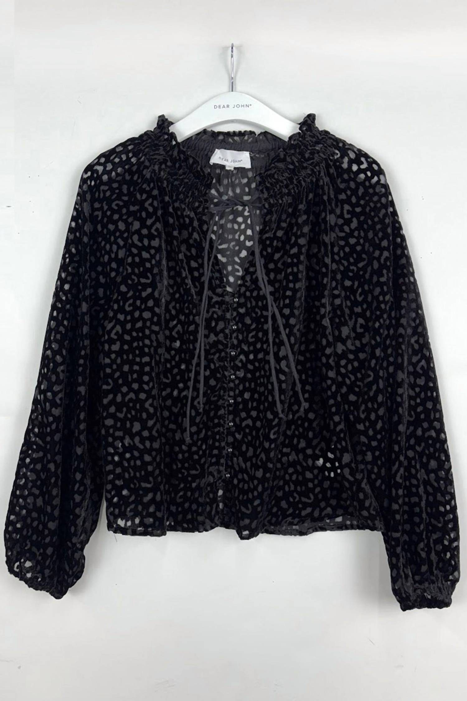 Dear John Denim - Robena Velvet Burnout Top