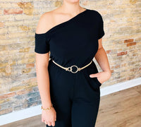 Gilli - Veronica One Shoulder Jumpsuit