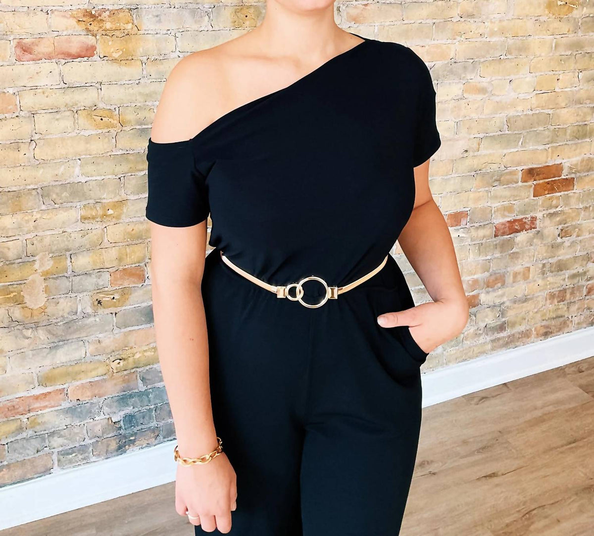 Gilli - Veronica One Shoulder Jumpsuit