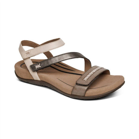 Aetrex - Women's Gabby Quarter Strap Sandal