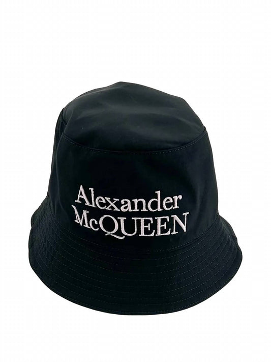 Alexander Mcqueen - Men's Logo Embroidered Reversible Bucket Hat