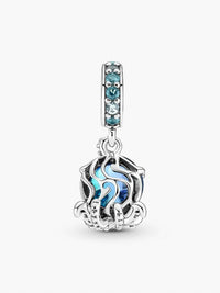 Pandora - Murano Glass Cute Octopus Dangle Charm
