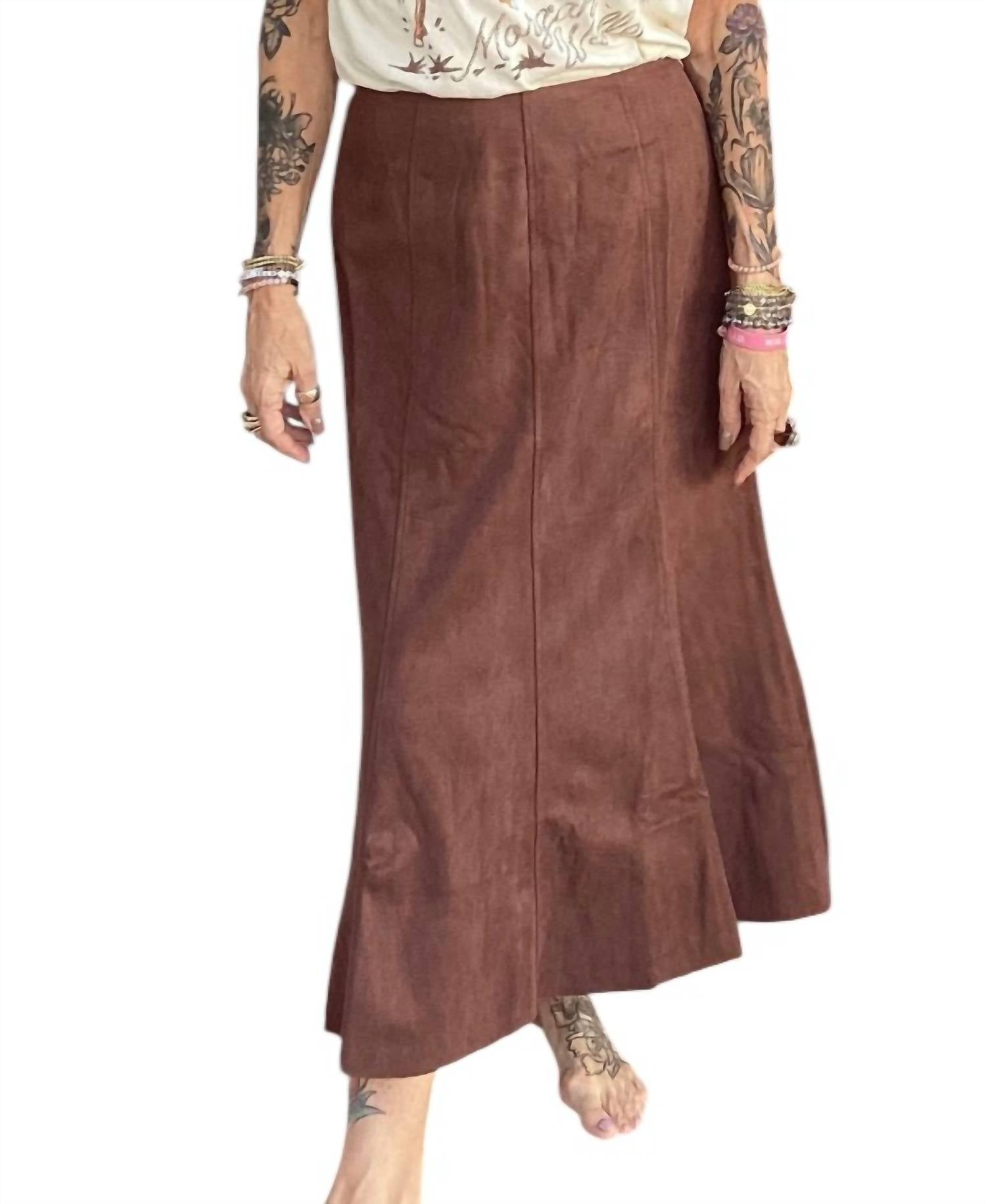 Thml - Long Suede Skirt