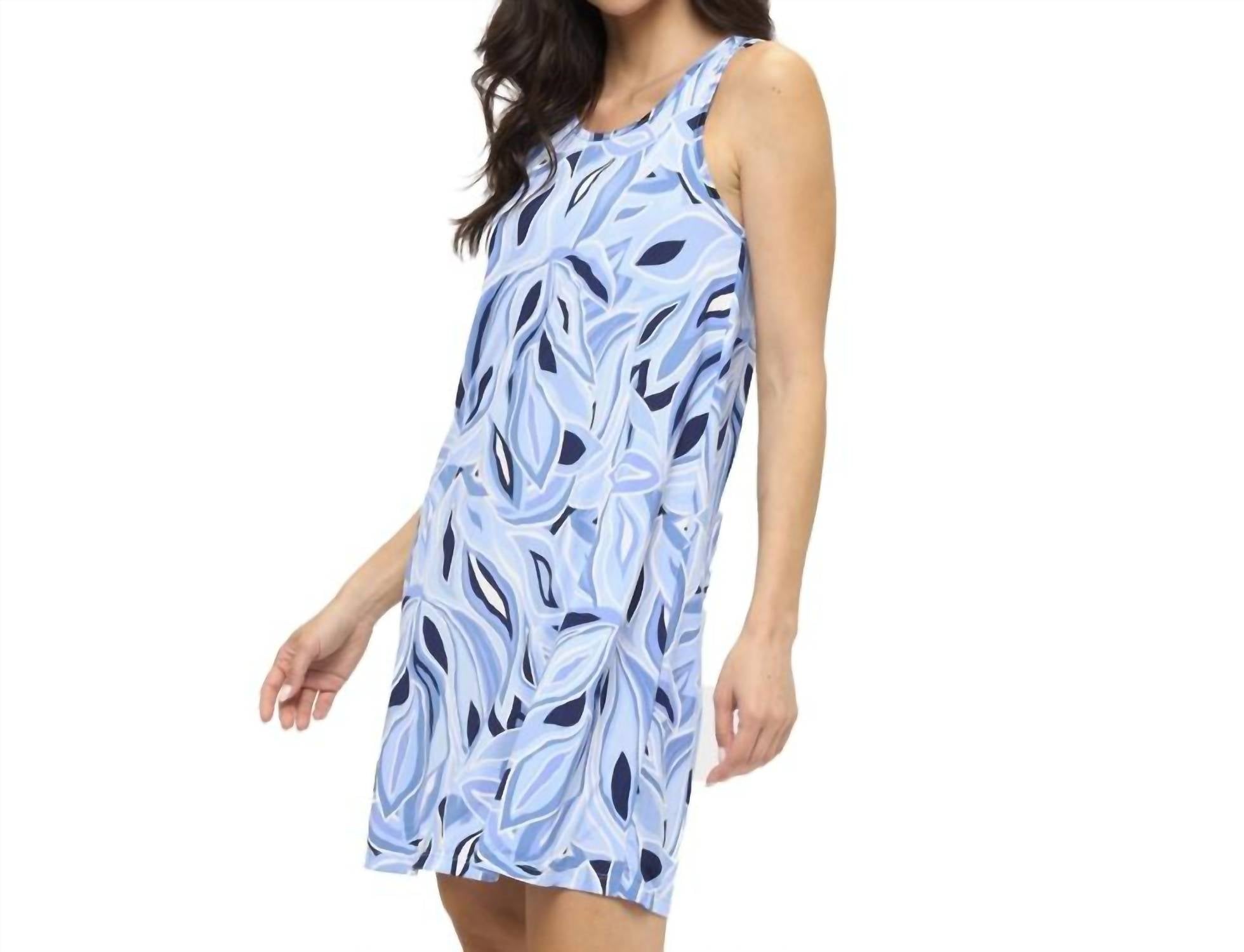 ariella PRINTED A LINE DRESS in multicolor - women's dress - alternate view