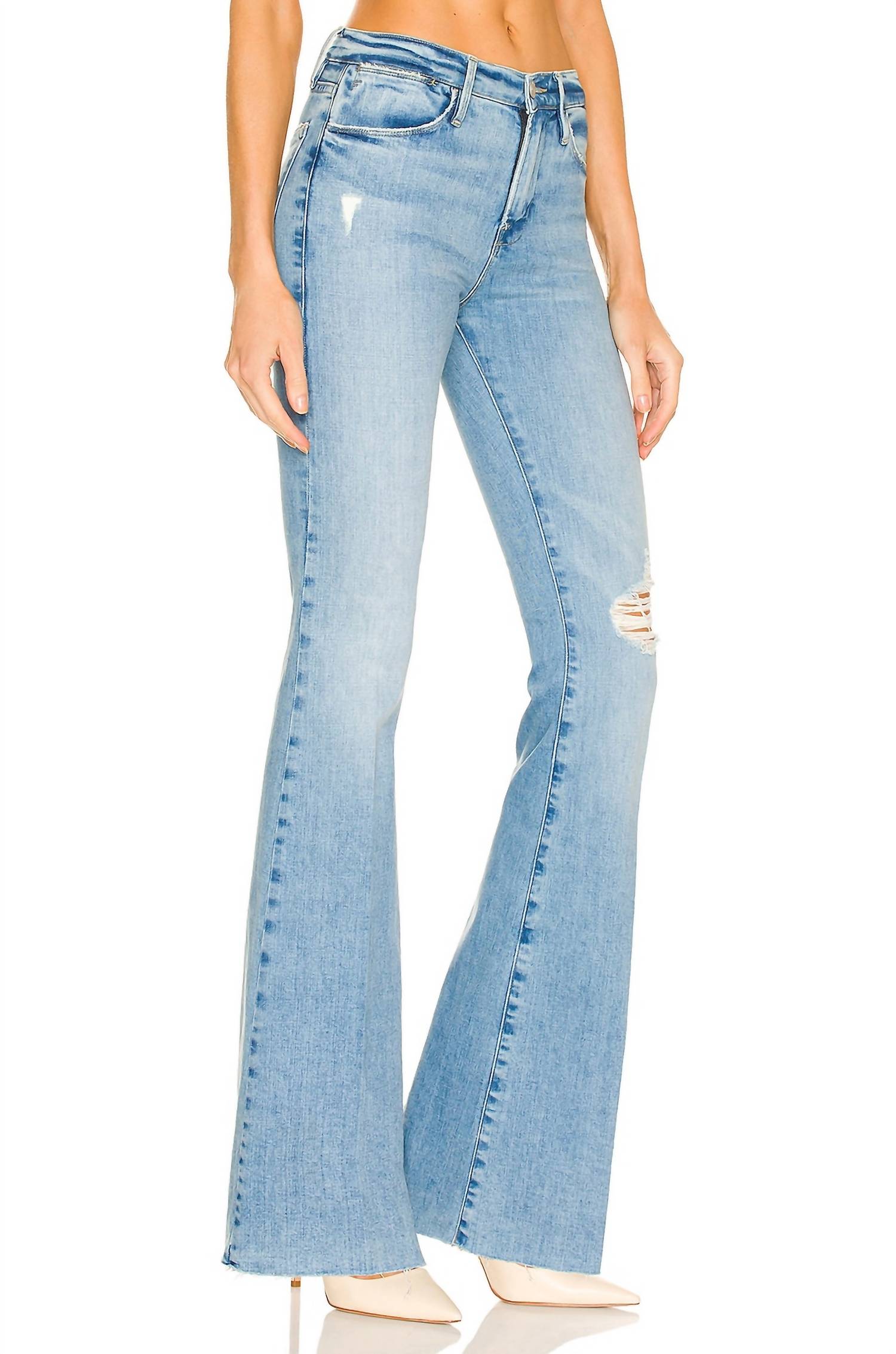 Frame - Le High Flare Degradable Jeans