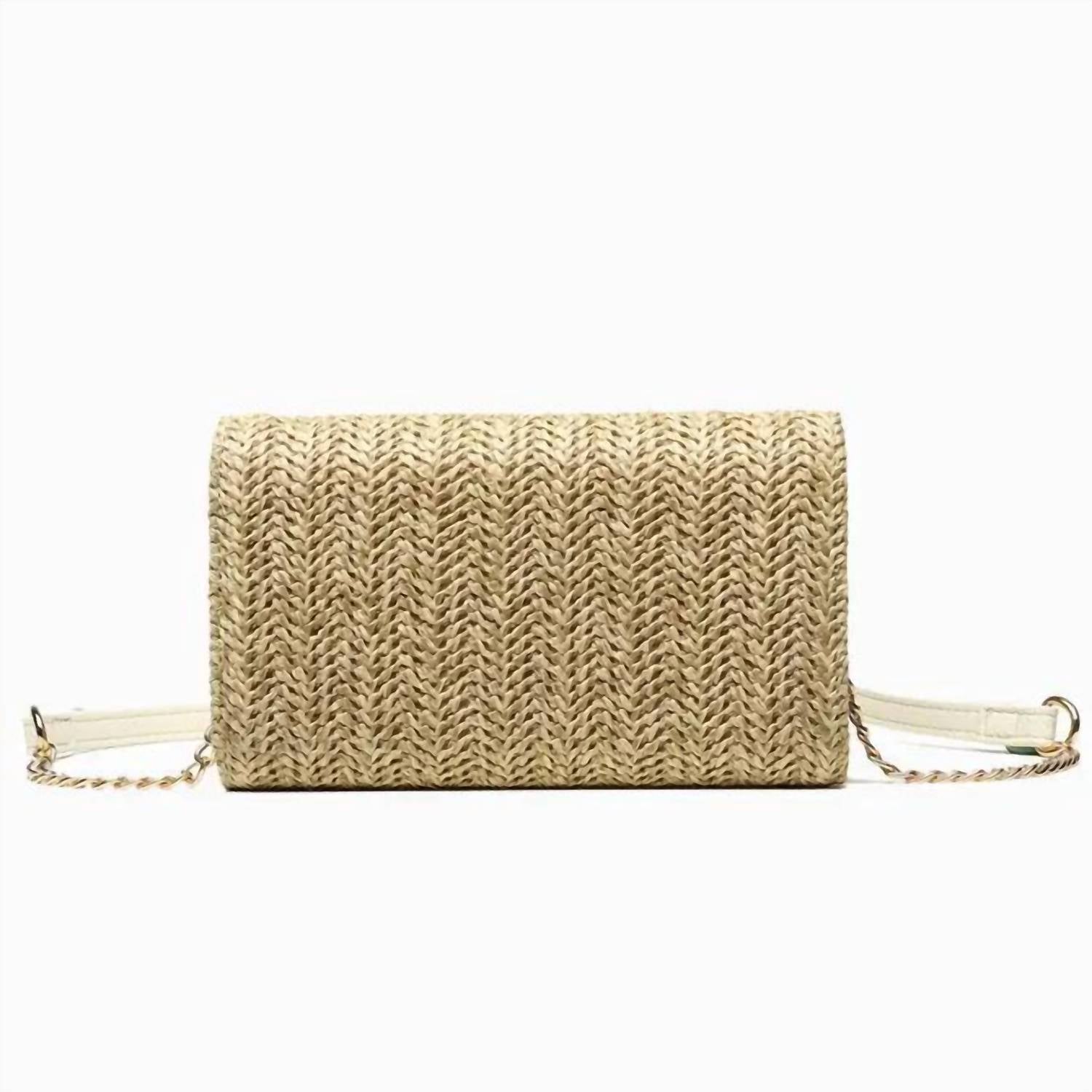 Like Dreams - Women's Bonnie Straw Wallet Bowtie Crossbody Bag