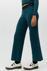 Daydreamer - Check High-rise Pants
