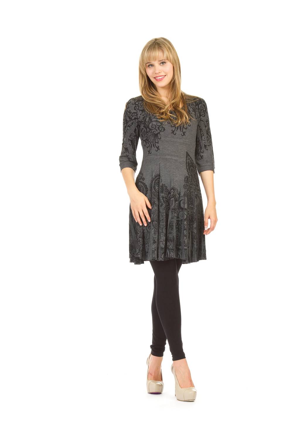 Papillon - Sublimation Skirt Paisley Print Dress