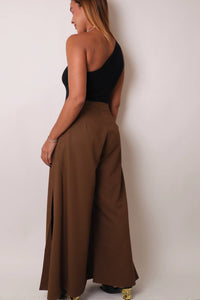 Beulahstyle - High Waist Wide Leg Pants