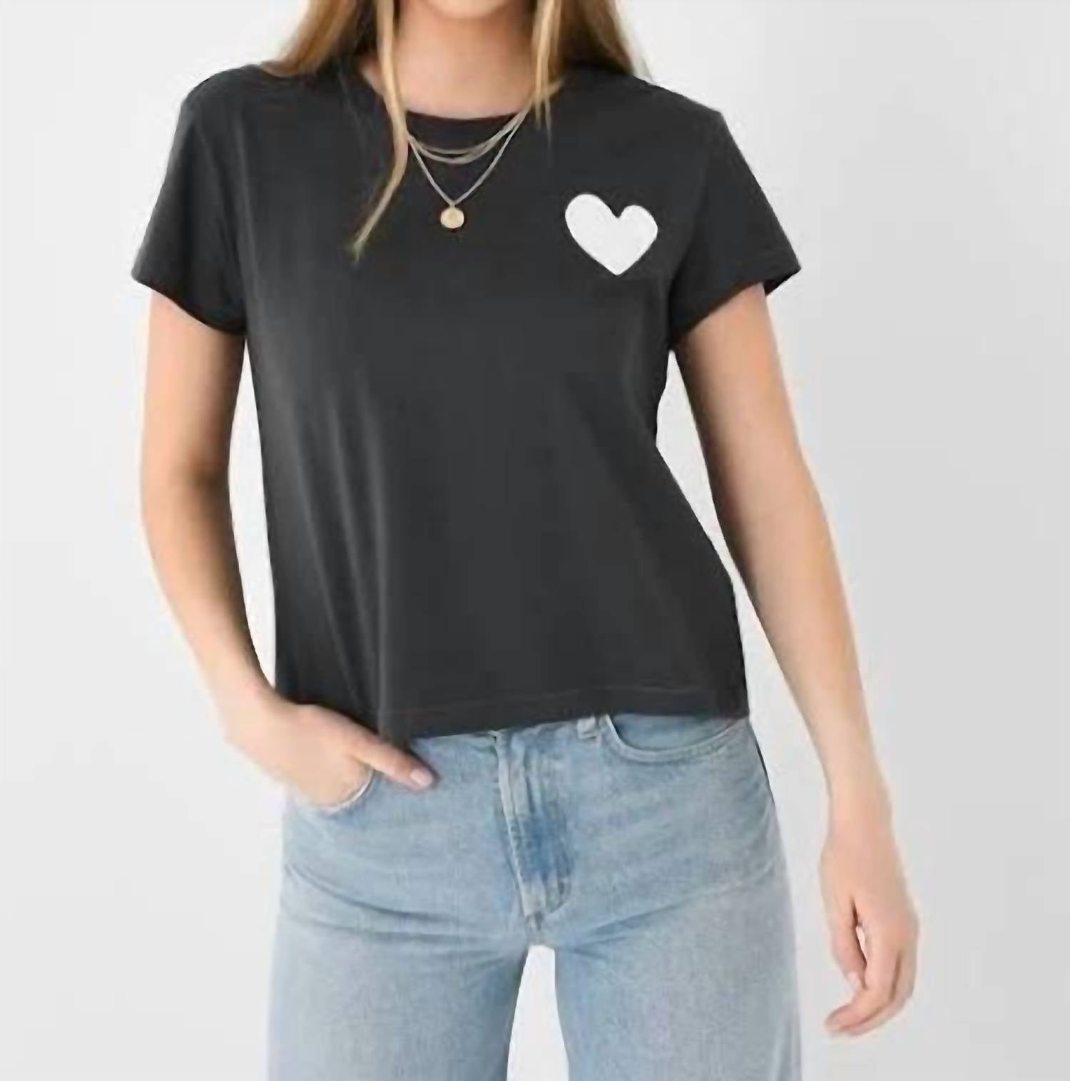 Kerri Rosenthal - Women's Suke Contrast Imperfect Heart Tee