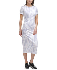 Dkny - Activewear Tie-dyed Dress