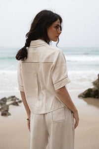 Lilly Pilly - Quin Linen Top
