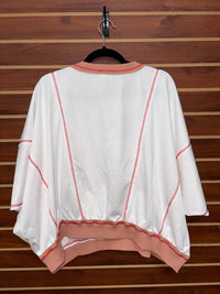 Bibi - Women's American Flag Patchwork Top