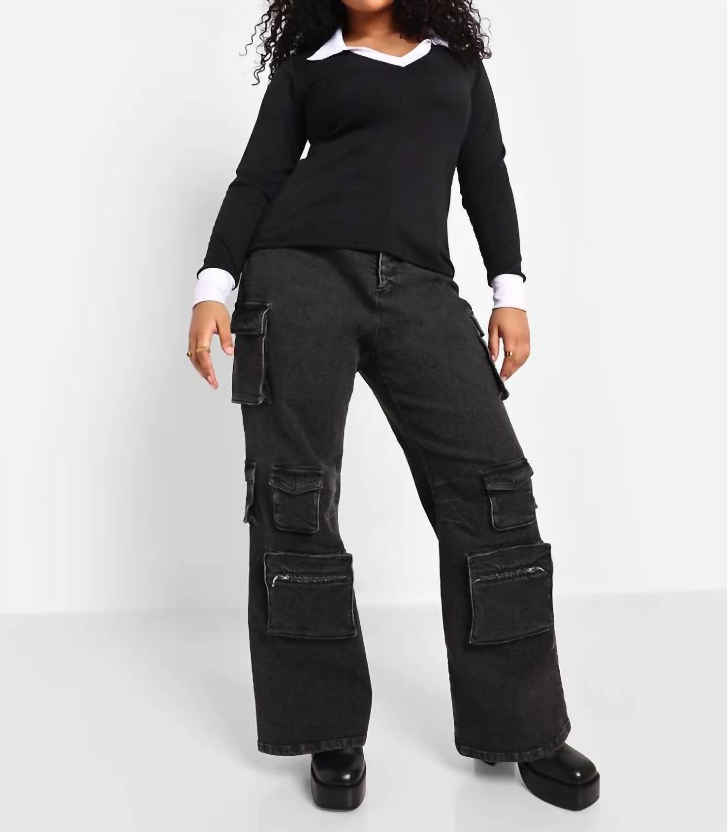 Rebdolls - Trudy Contrast Collared Top