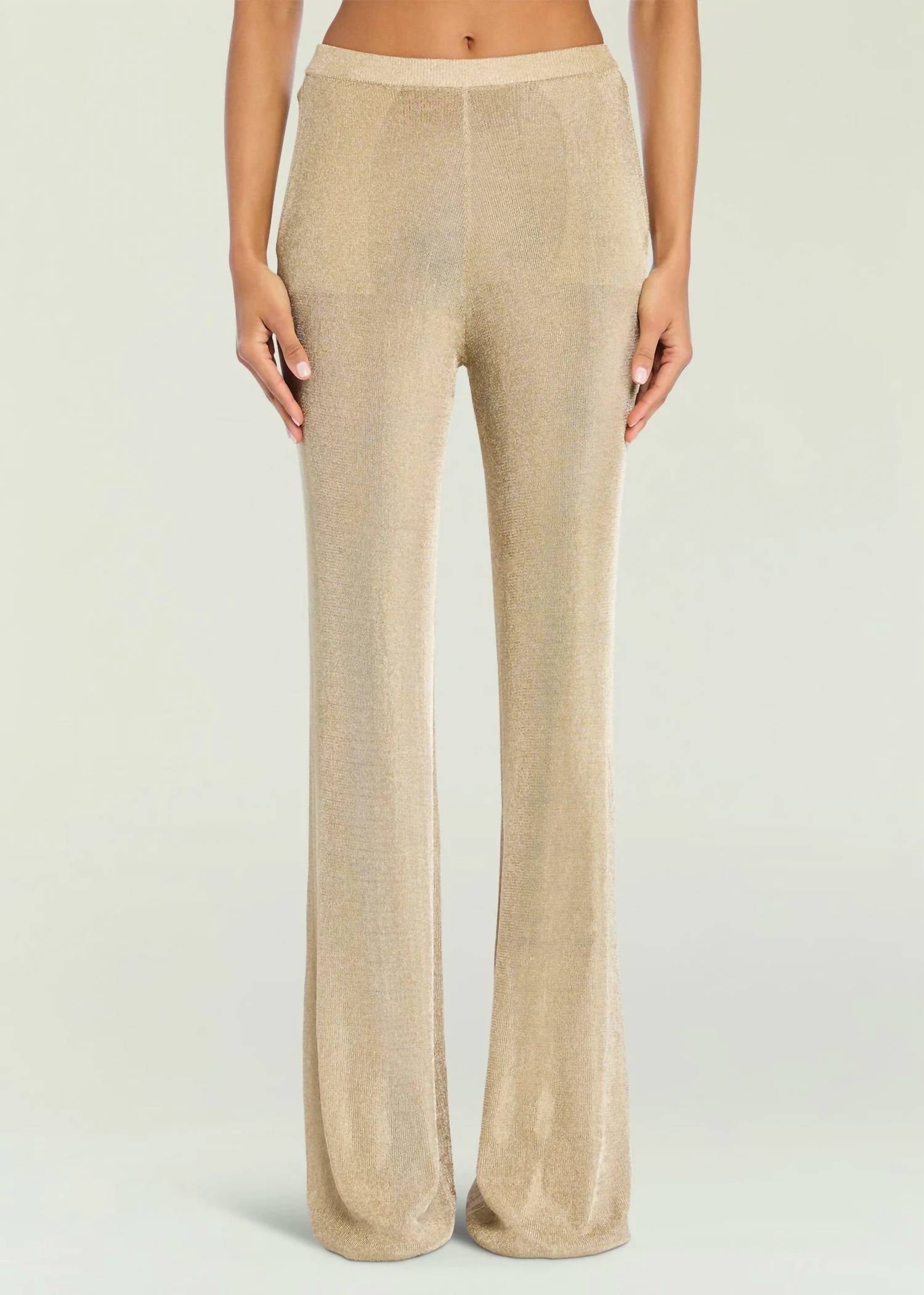 Ser.O.Ya - Sheldon Metallic Knit Pants