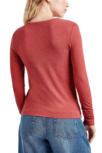 Splendid - Isabella Shimmer Long Sleeve Tee
