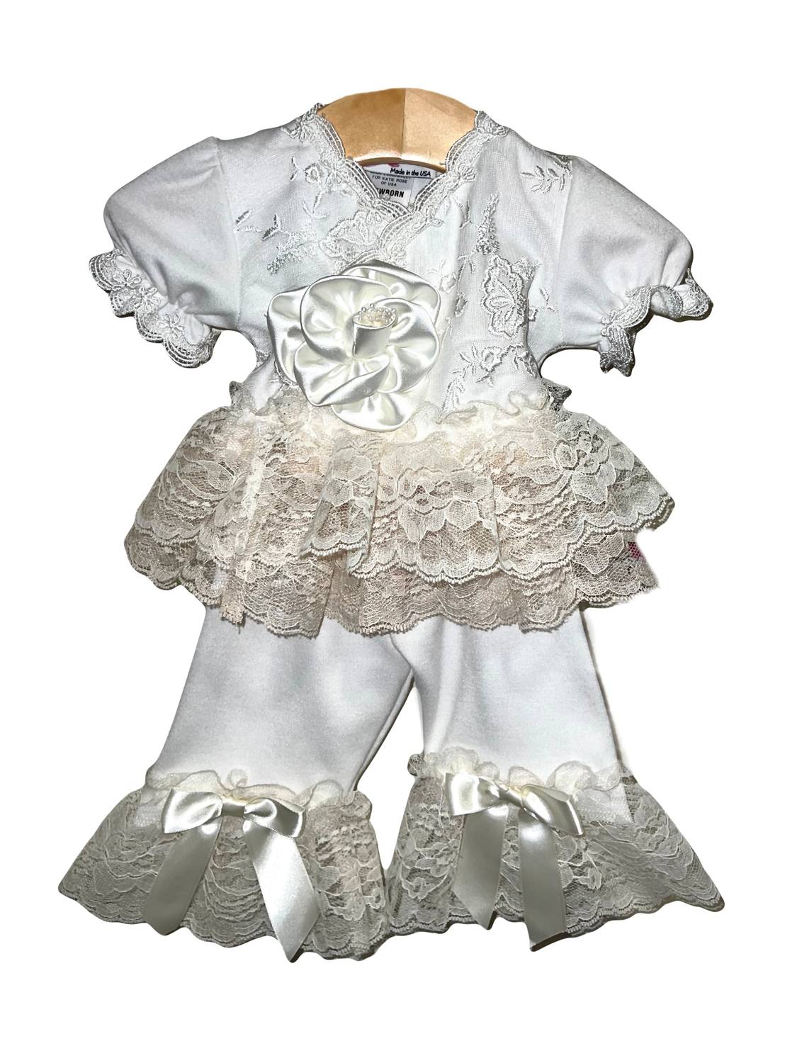 Katie Rose - Girl's 2-Piece Ombre Short Sleeve Tutu Pant Set