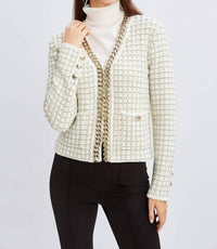Elie Tahari - The Trista Chain Cardigan