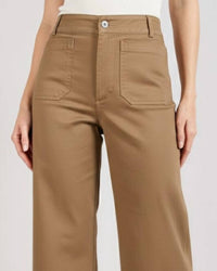 Ee:Some - Cropped Wide Leg Pants