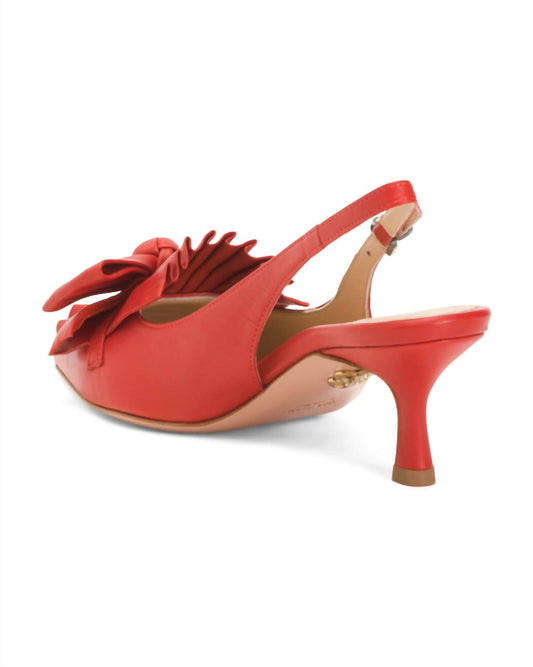 Beautiisoles By Robyn Shreiber - Women's Leather Pointed Toe Slingback Pumps