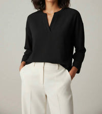 Fun 2 Fun - Textured Long Sleeve Top