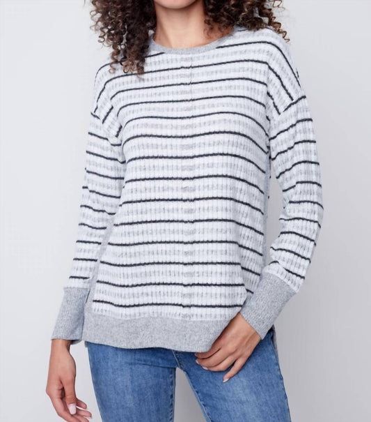 Charlie B - Casper Crewneck Sweater - Plus