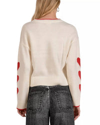 Elan - Heart Crewneck Sweater