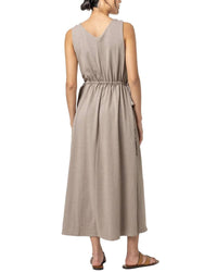 Lilla P - Drawcord Waist Maxi Dress