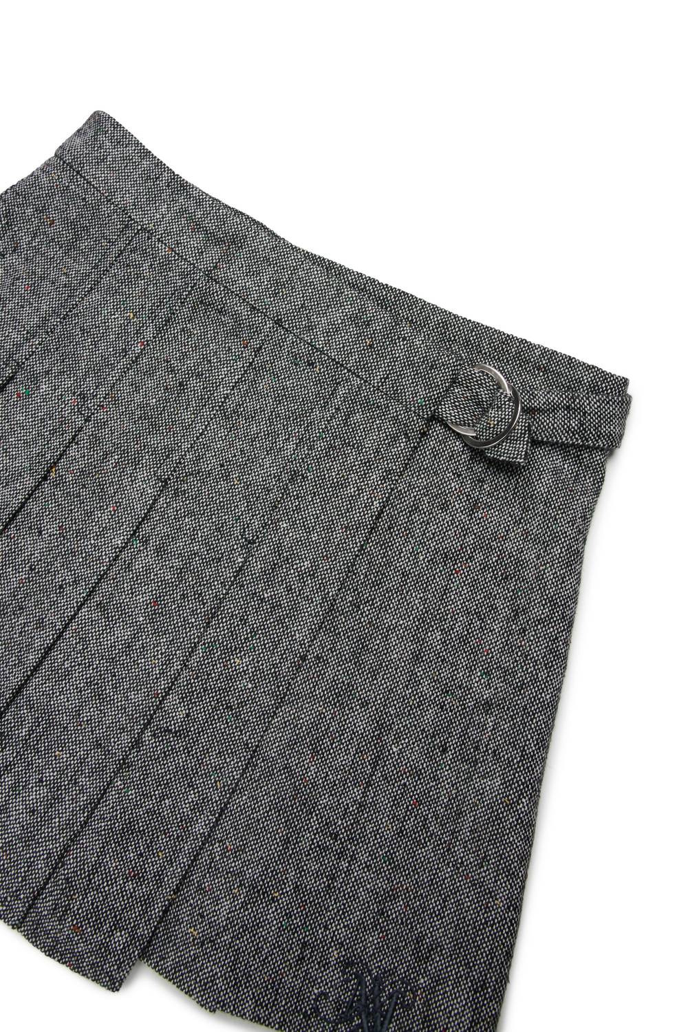 Max&Co. - Girl's Gonna Short Tweed Wrap Skirt
