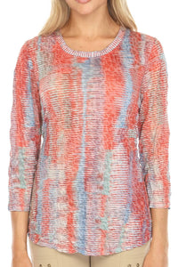 Carine - Round Neck Top