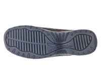 DREW Women's Lisbon Shoe in brown nubuck combo - women's shoe - detail view