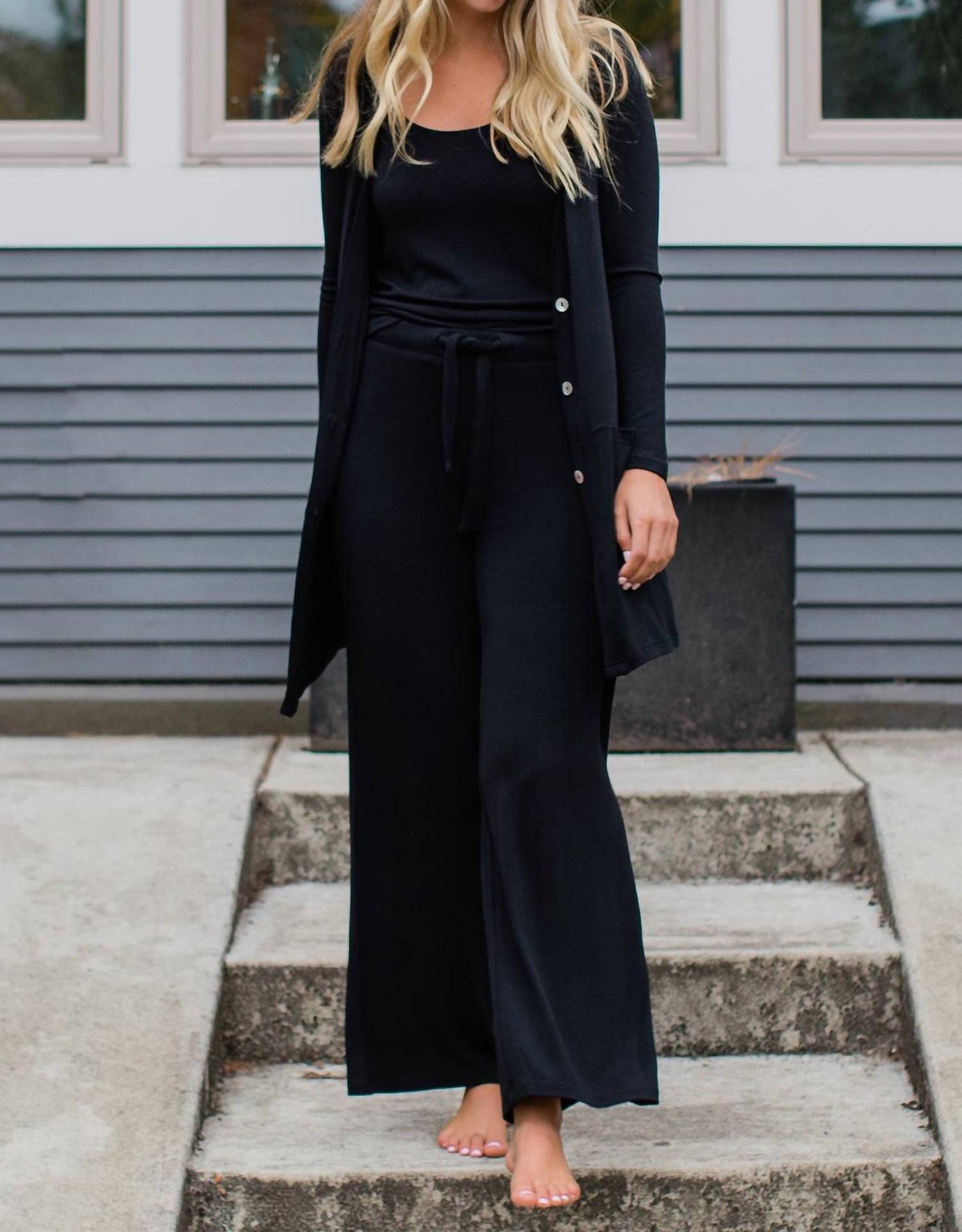 Yala - Peyton Bamboo Sweater Drawstring Lounge Pant