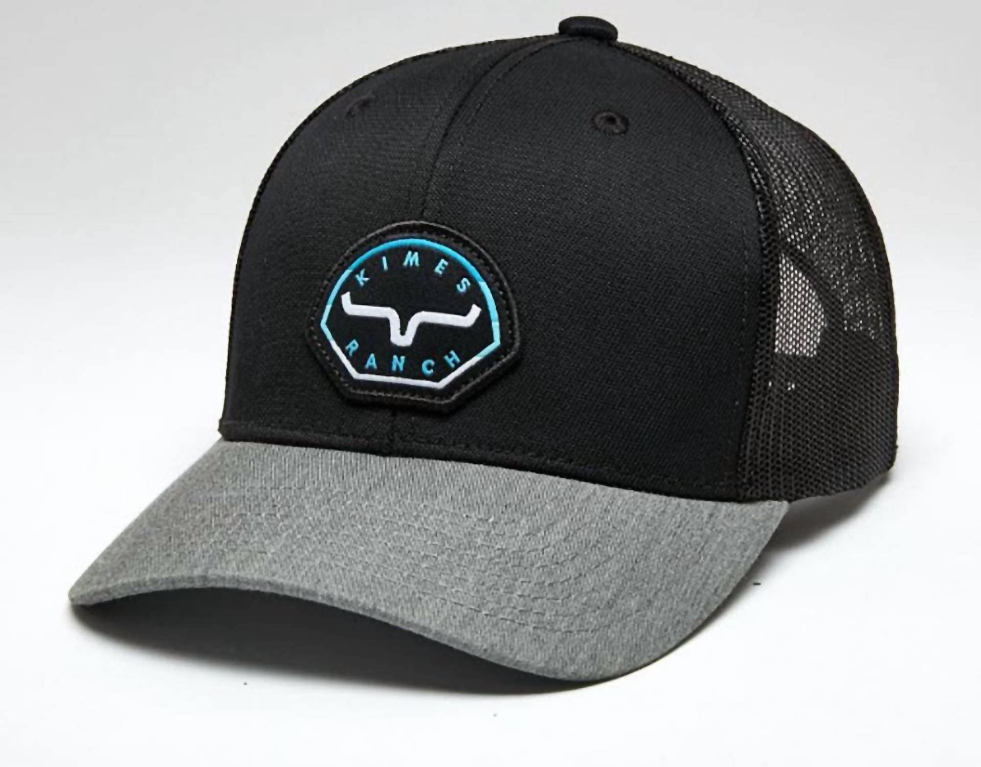 Kimes Ranch Danby Mid Profile Adjustable Snapback Cap in black - men's hat