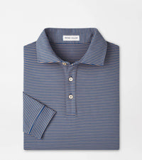 Peter Millar - Lyons Stripe Performance Jersey Long-sleeve Polo