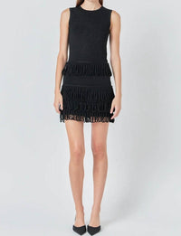 English Factory - Lurex Knit Loop Top