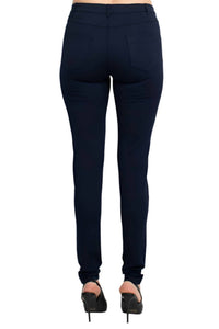 Alberto Makali - Mid Waist Belt Loop 5 Pocket Stretch Crepe Pant