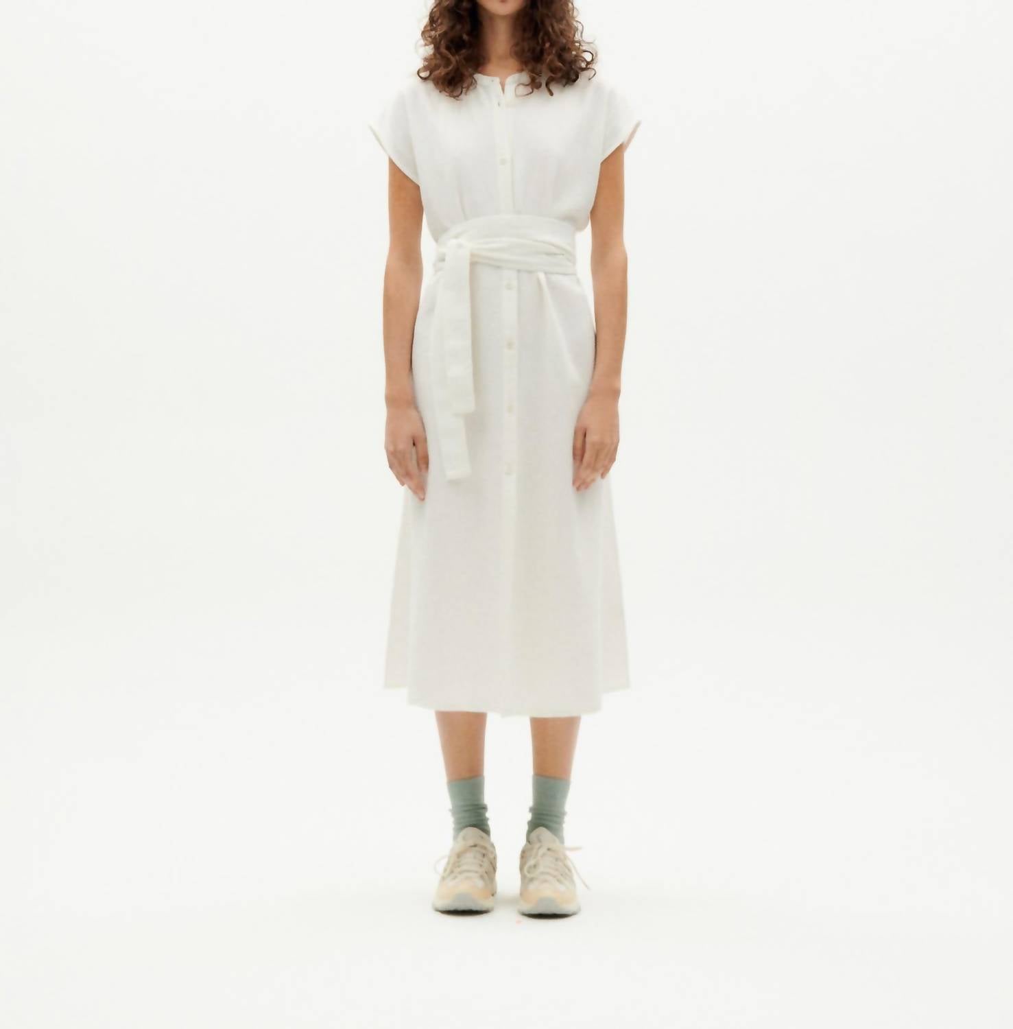Thinking Mu - Loop Gretel Midi Dress