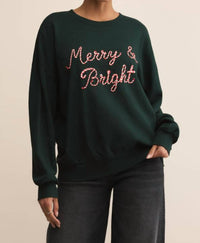 Z Supply - Candy Cane Merry and Bright Sunday Sweatshirt