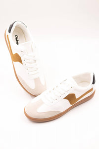 Outwoods Women's Espresso And Go Sneaker in beige - women's sneaker