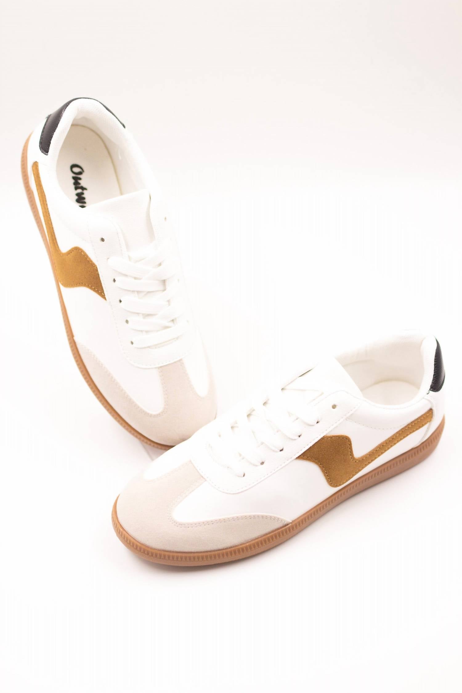 Outwoods Women's Espresso And Go Sneaker in beige - women's sneaker