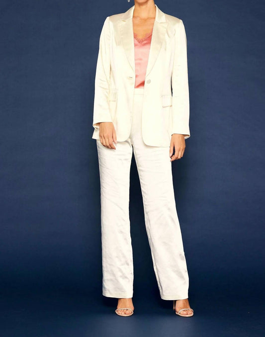 Skies Are Blue - Reese Satin Blazer