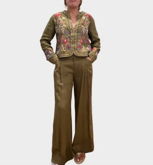 Johnny Was - GLORIA WIDE LEG PLEAT PANT