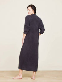 Barefoot Dreams - Cozychic Full Zip V-neck Lounger Dress