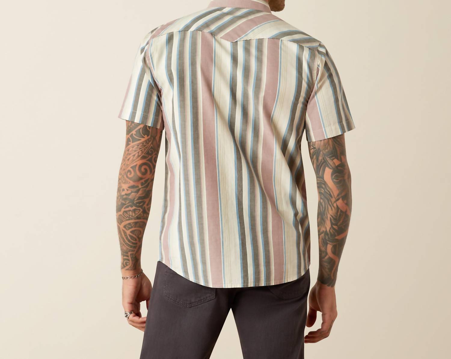 Ariat - Hughie Retro Fit Stripe Button Down Shirt