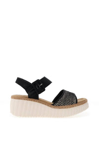 Rieker - Women's Woven Wedge Sandals